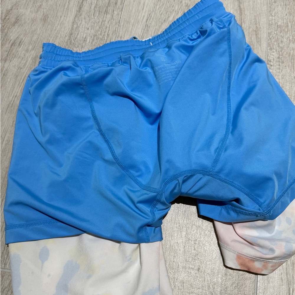 Birddogs Bright Blue Active Shorts lined men’s size small - Picture 10 of 10